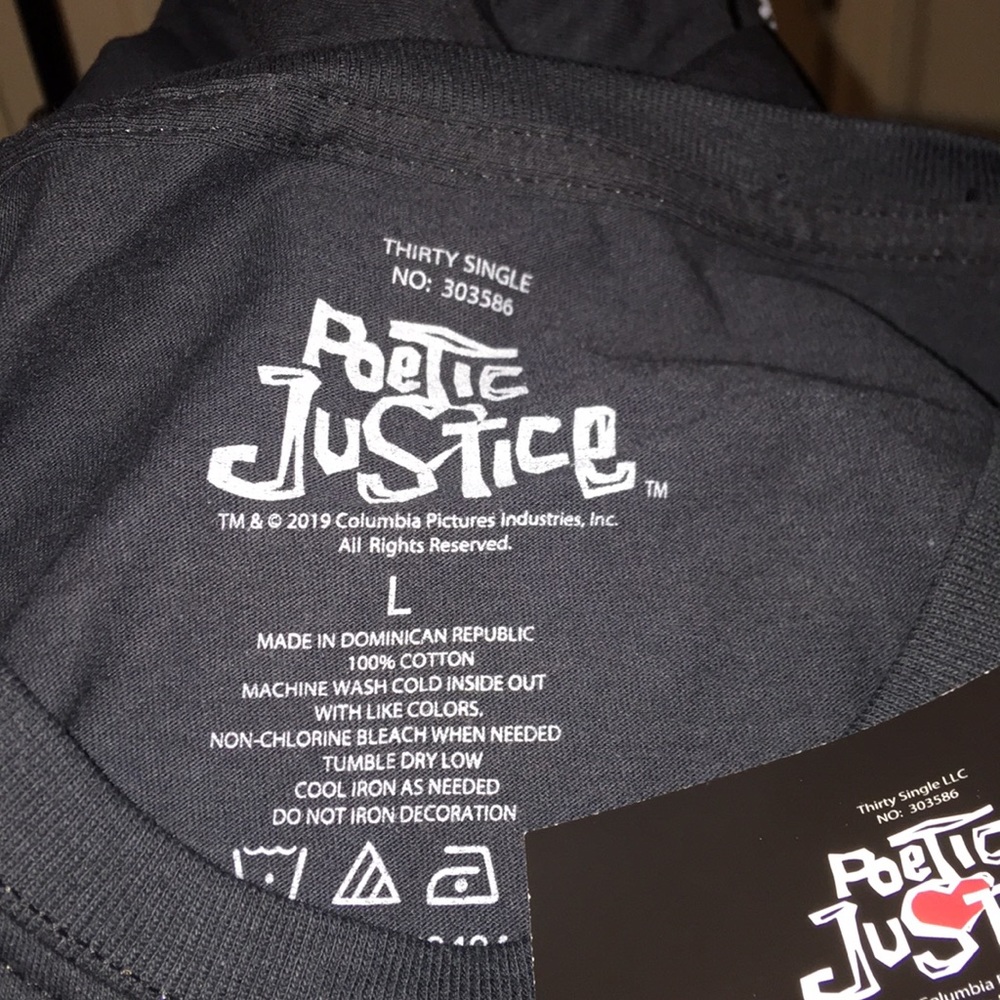 Poetic Justice Tupac T-Shirt - Picture 3 of 3